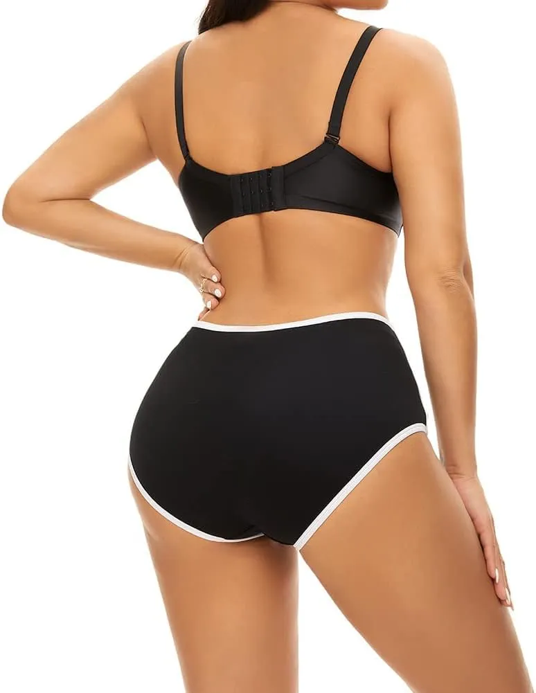 Mordlanka Women Boyshorts Underwear Cotton Panties Stretch Boxer Brief…