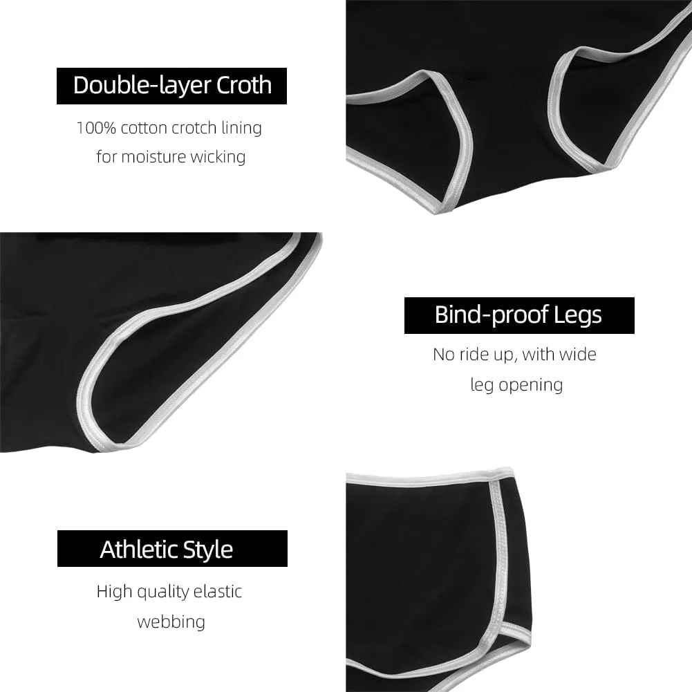 Mordlanka Women Boyshorts Underwear Cotton Panties Stretch Boxer Brief…