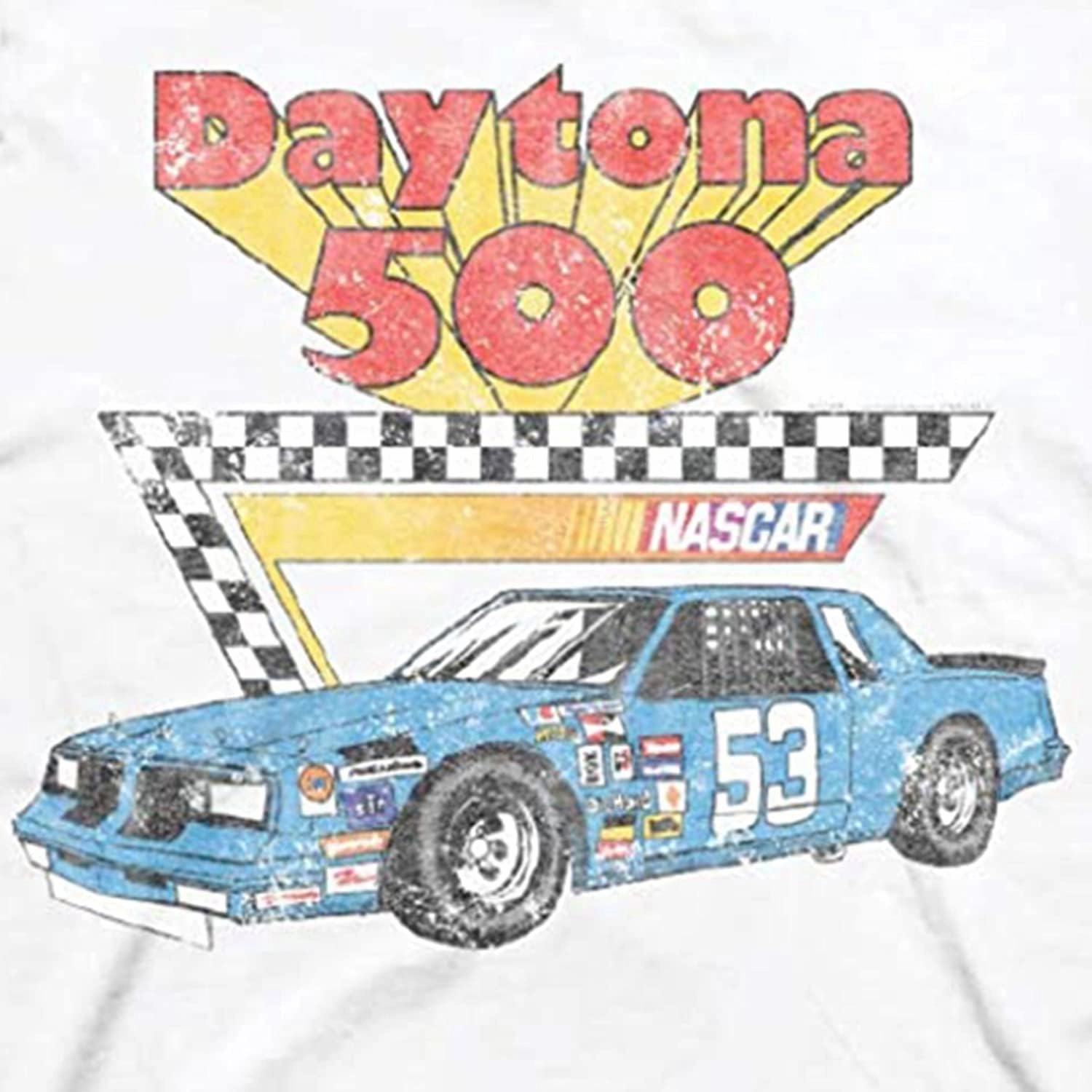 NASCAR Vintage Daytona 500 Shirt - Vintage Race Car Racing Mens Graphic T-Shirt