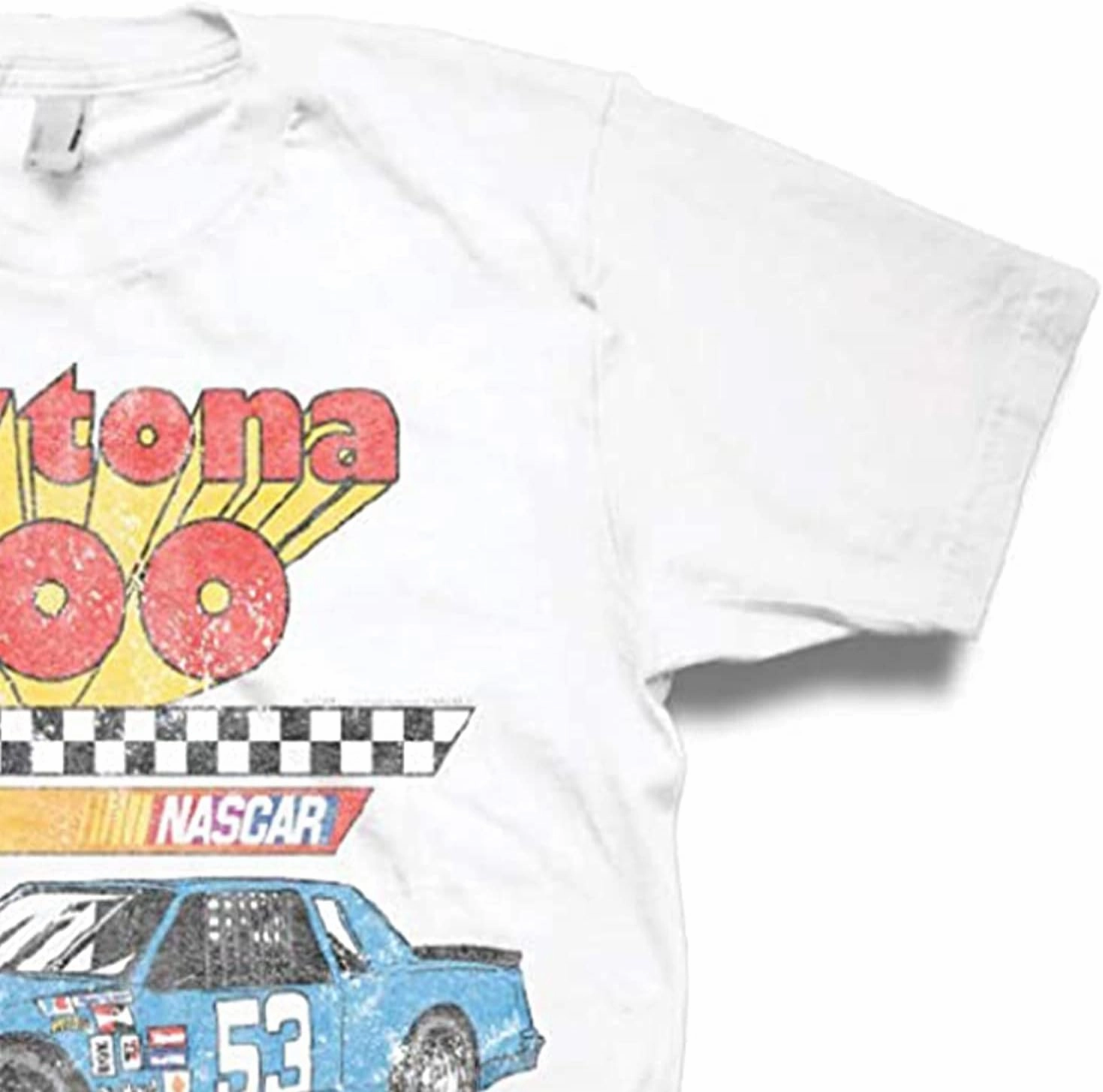 NASCAR Vintage Daytona 500 Shirt - Vintage Race Car Racing Mens Graphic T-Shirt
