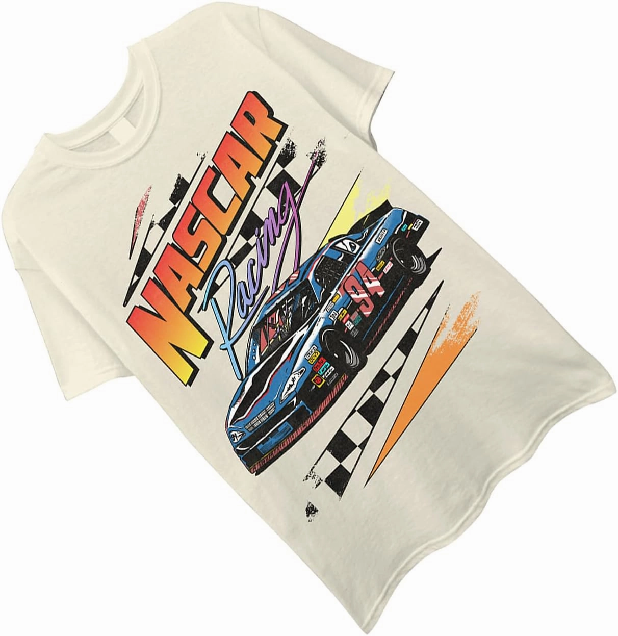 NASCAR Vintage Daytona 500 Shirt Racing Mens Graphic T-Shirt