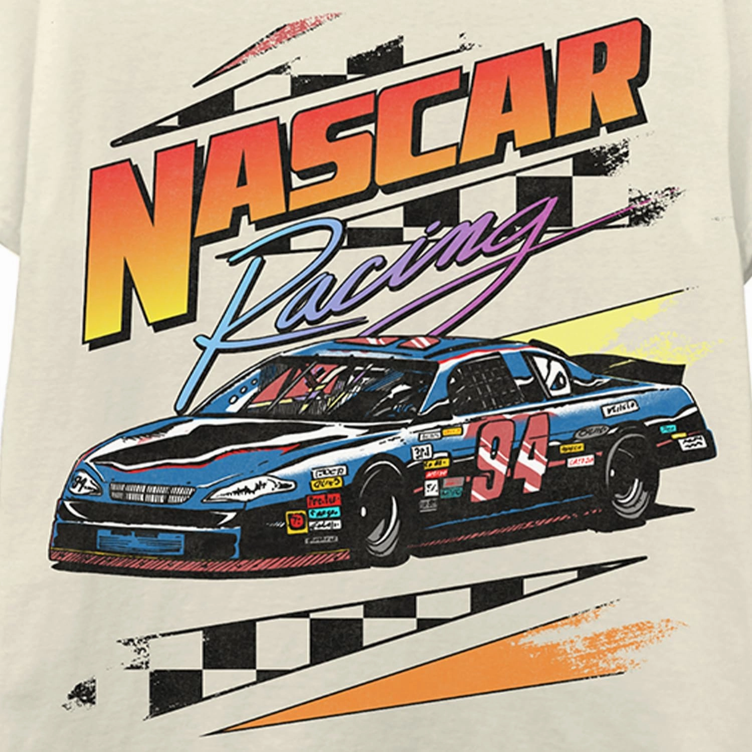NASCAR Vintage Daytona 500 Shirt Racing Mens Graphic T-Shirt