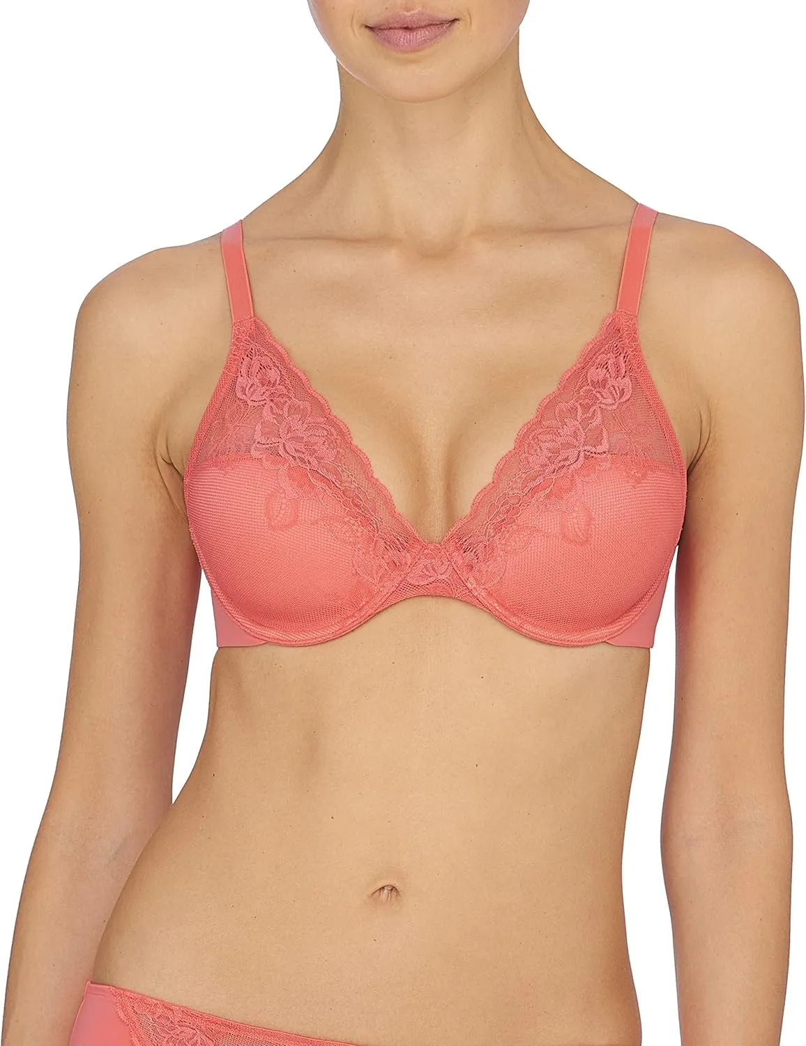 Natori Women's Avail Full Figure Convertible Contour Underwire Bra