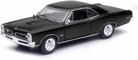 NEW RAY 1966 PONTIAC GTO HARD TOP 1/24 DIECAST CAR BLACK NEW 71853B