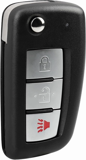 NPAUTO Key Fob Replacement Fits for Nissan Rogue 2014 2015 2016 2017 2018 2019 2020 - Keyless Entry Remote Control Flip Uncut Ignition Car Keys (CWTWB1G767, 3 Buttons, 433 MHz)