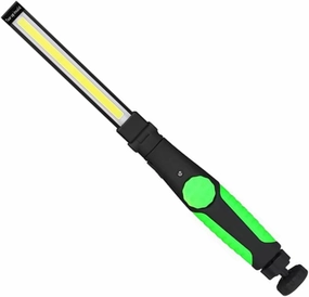 NUOBESTY Multifunction Cob Rechargeable Magnetic Rotatable Green Flashlight for Car Inspection Repair Camping and Emergency Use Compact and Lightweight Design