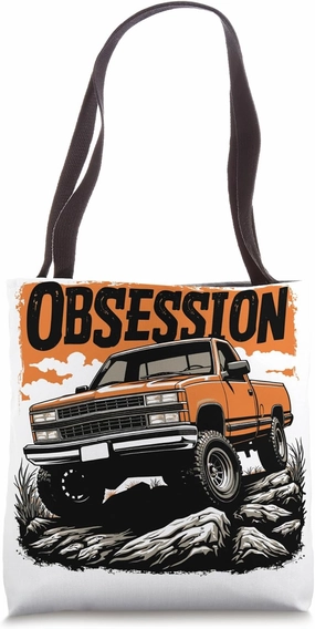 OBS Single Cab Truck OBSession Retro Vintage CK Truck Tote Bag