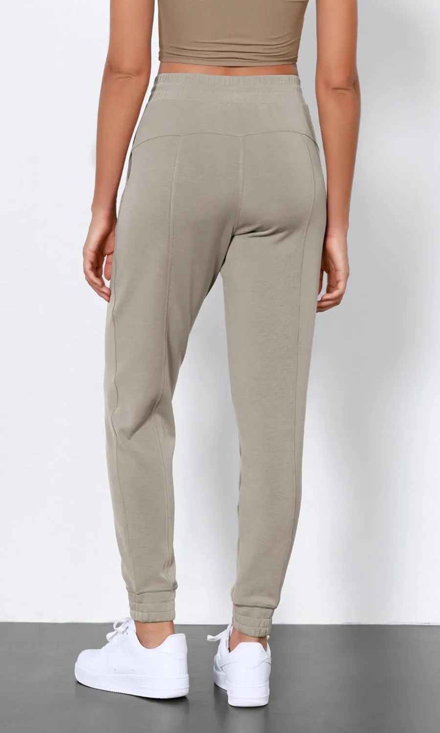 ODODOS Women's Modal Soft Jogger Pants with Pockets Adjustable Shockcord High Waist Sweatpants Casual Lounge Pants