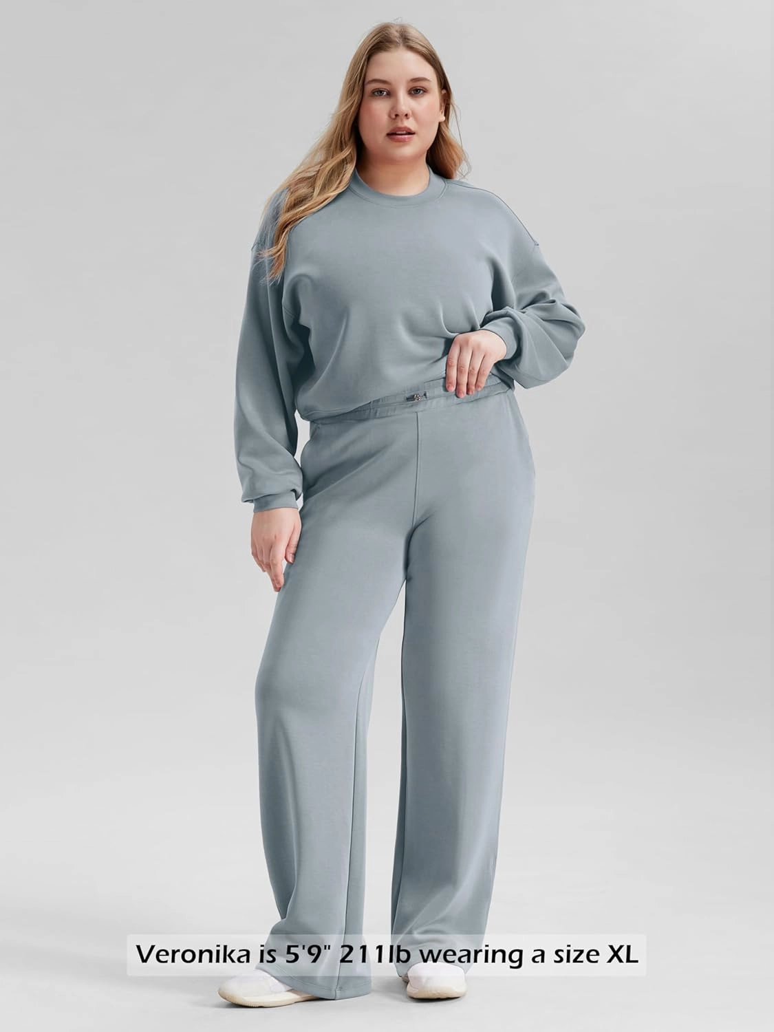 ODODOS Women's Modal Soft Wide Leg Pants with Pockets Adjustable Shockcord High Waist Casual Lounge Pants-27/29/31" Inseam