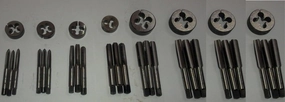 OMEX NEW BSF TAP DIE SET 3/16" TO 3/4" HARD TO FIND 32 PCS SET BRITISH STANDARD FINE