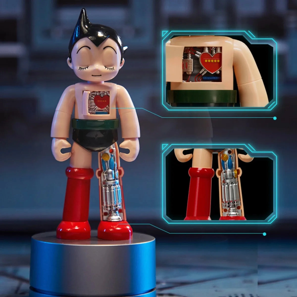 Pantasy Astro Boy Building Block Kit Awakening Moment Diy Cartoon Robot Puzzle Building Model Toys Collection Desktop Ornaments