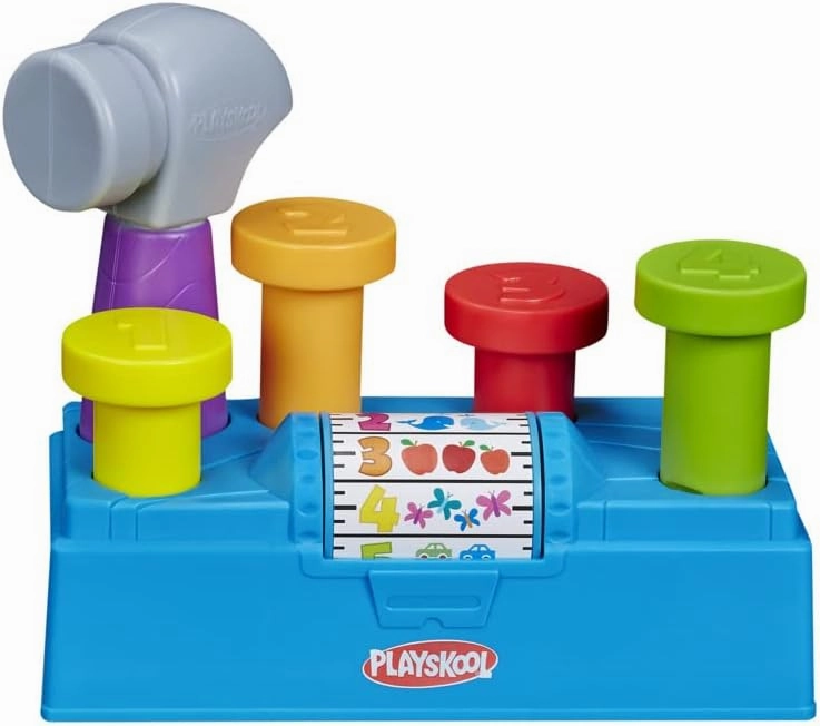 Playskool Tap 'n Spin Tool Bench Activity Toy Toolbox with Hammer for Toddlers 12 Months and Up Amazon Exclusive