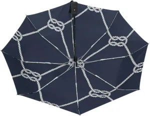 Poeticcity Automatic Folding UPF 50  Anti-UV Rain Umbrella, Auto Open/Close 3 Folds Sun Parasol Canopy Windproof Compact Travel Umbrella