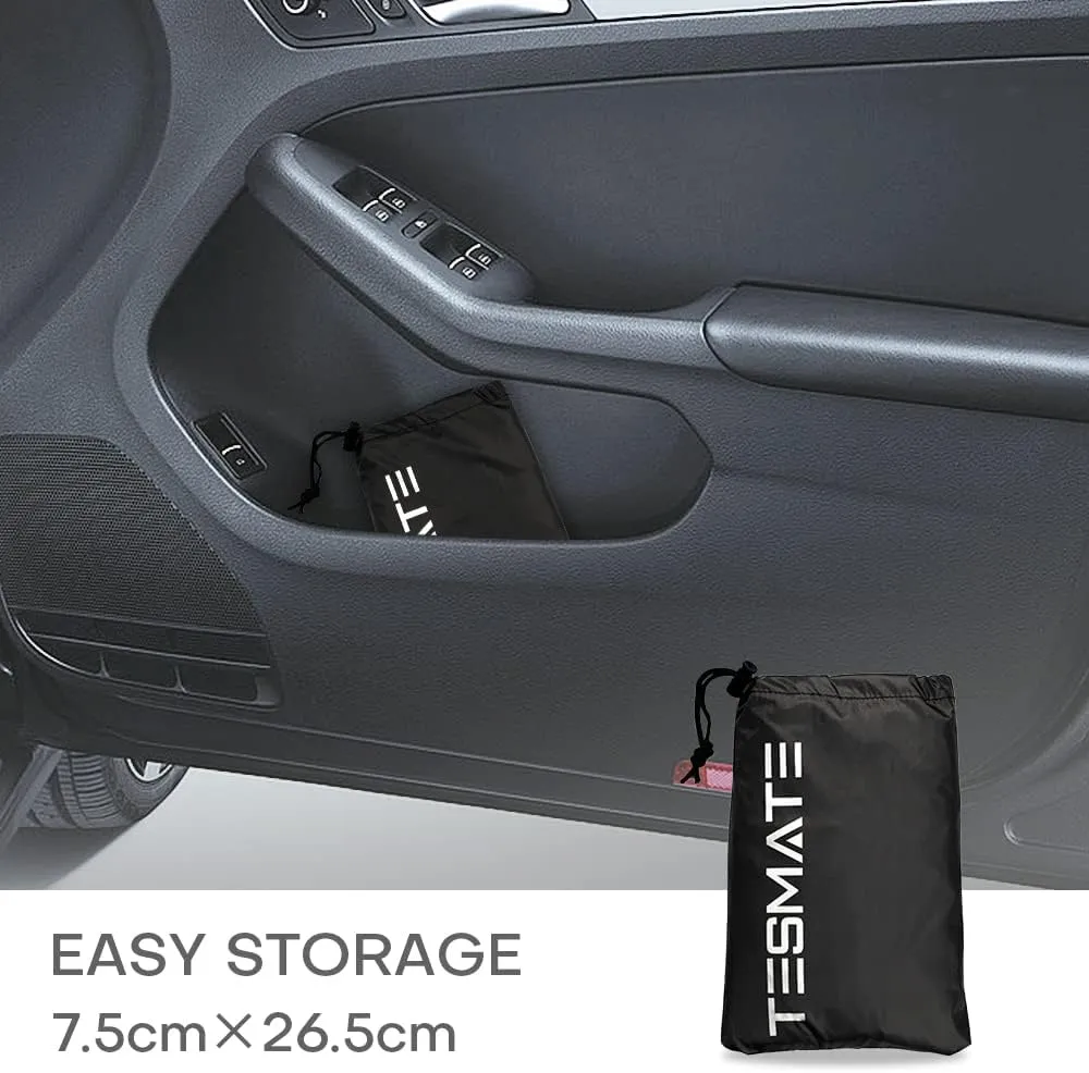 Portable Car Seat Cover, Water-Resistant Universal Fit Protector for Fitting Workout, Public Transit, Outdoor Activities, Beach and Hiking, Gray, 2-Pack