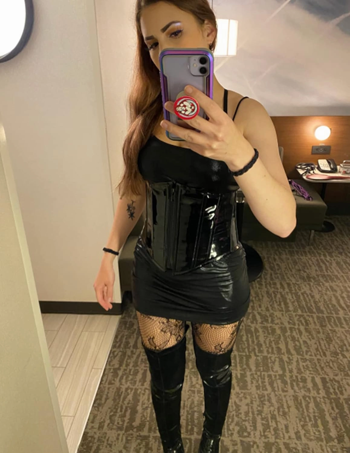PVC Leather Steampunk Gothic Wasit Trainer Underbust Corset Bustier