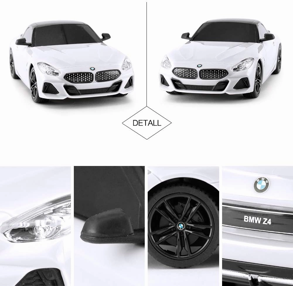 RASTAR BMW Toy Car, 1:24 BMW Z4 Roadster Remote Control R/C Car Model Vehicle for Kids