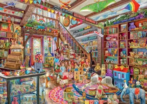 Ravensburger The Fantasy Toy Shop 1000 Piece Jigsaw Puzzle for Adults | Unique, Pieces | Anti-Glare Surface | FSC Certified, Eco-Friendly | Amazon Exclusive
