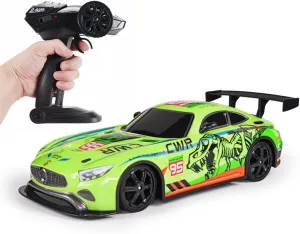 RC Drift Racing Car 25KM/H High Speed Remote Control Car Drift for Kids Adults, 1/10 Scale RC Drift Car Super Fast RC Sport Racing Car Drift Vehicles Truck