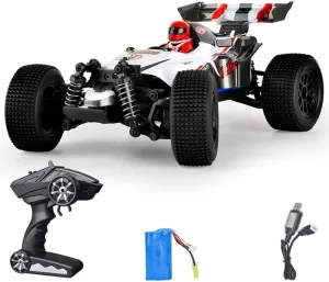 RC Racing Car, 1:18 Scale 2.4GHZ Remote Control Car 35KM/H High Speed Racing All Terrains RC Truck Electric Toy Vehicle Short Course Rally Monster RTR