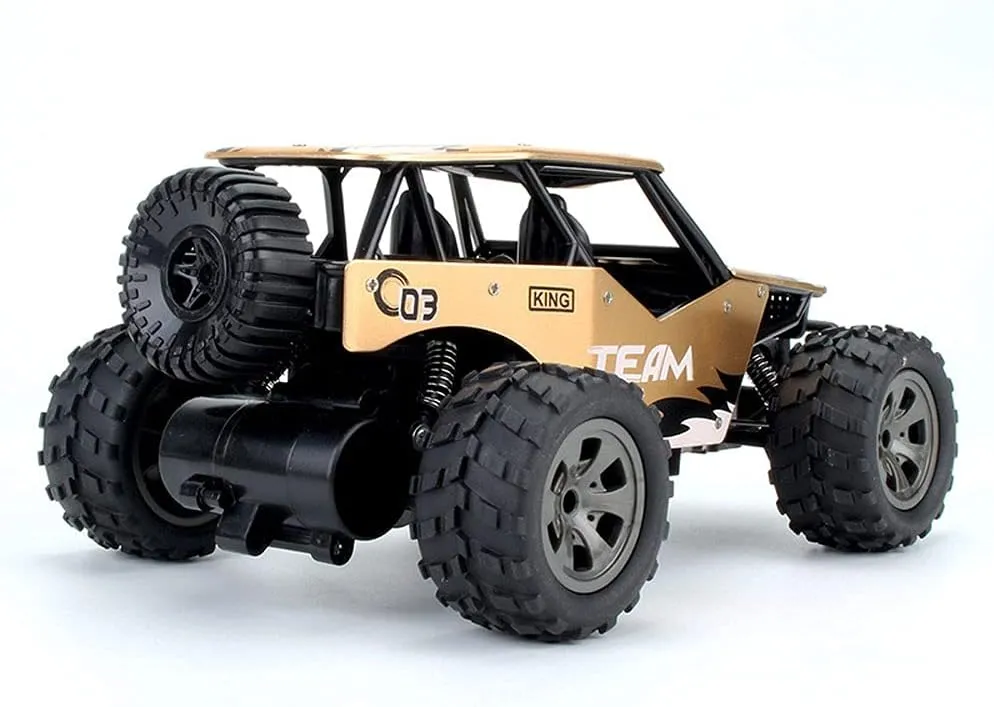 RC Racing Die-cast Climbing Car 2.4GHz Alloy Drift Car 1:18 Rechargeable Toy Car High Speed Mechanical Car Super Large Children's Remote Control Car Boy Girls Birthday Toy for Kids Gift
