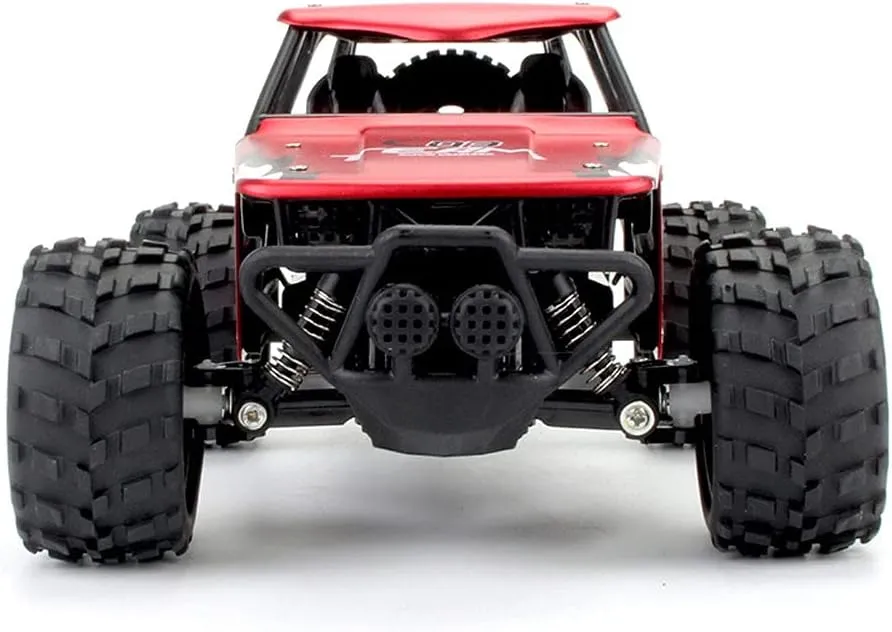 RC Racing Die-cast Climbing Car 2.4GHz Alloy Drift Car 1:18 Rechargeable Toy Car High Speed Mechanical Car Super Large Children's Remote Control Car Boy Girls Birthday Toy for Kids Gift