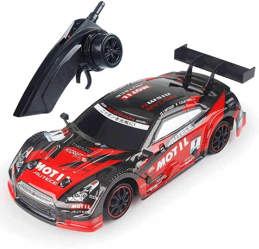 RC Racing Drift RC Car, 1/16 Scale 4WD 2.4GHz Remote Control Car, 39km/h High Speed Racing Car RC Drifting Vehicle Truck Super Fast Sport Racing Car for Adults and Kids