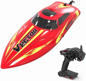 RC Boat - Remote Control Boat for Pools and Lakes, 32 Km/h Fast RC Boats for Adults and Kids, 2.4Ghz Self-Righting Racing Boats Summer Toys