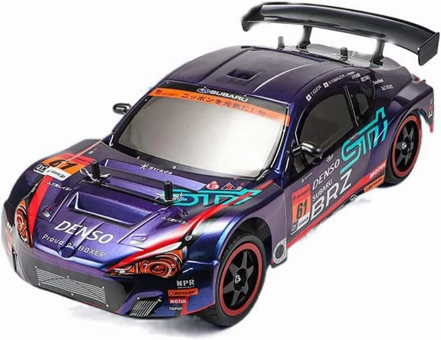 RC Car, 1:10 Scale 2.4GHz Remote Control Car, 4WD High Speed RC Racing Car, 2.4G Full Scale Infinitely Variable Charging RC Truck,Electric Drift Car for Kids and Adults