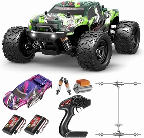 Rc Cars 1:18 All Terrain RC Car for Adults & Boys (18305), 4WD Off-Road RC Truck High Speed Fast 40  KPH, 4X4 Waterproof Remote Control Car with 2 Rechargeable Batteries