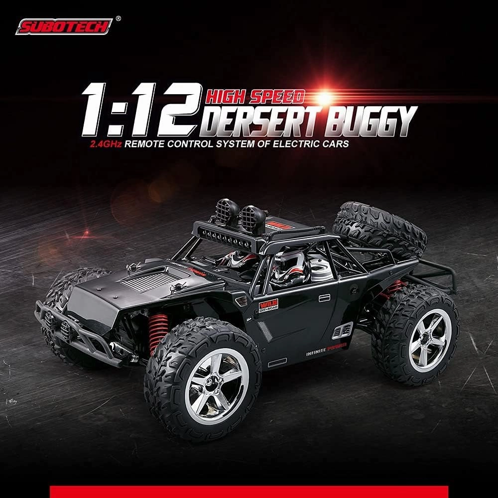 RC Cars Remote Control Car for Boys 2.4 GHZ High Speed Racing Car, 1:12 RC Trucks 4x4 Offroad, Electric Rock Crawler Toy Car Gift for Kids Adults Girls