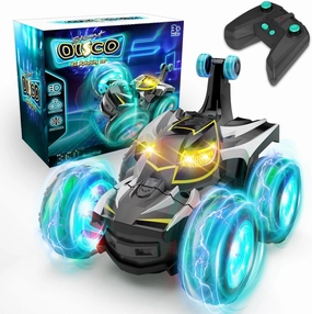 RC Stunt Cars Rechargeable Remote Control Car for Boys Xmas Birthday Gifts Kids Toys for Boys & Girls Ages 3 to Up (Black)