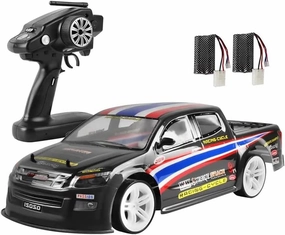 RC Truck 70km/h High Speed Drift RC Car, 1:10 Large Scale 2.4G Remote Control Super Sport Racing Car, 4WD Fast Hobby Toy Vehicle Dual Battery Vehicle for Kid and Adults