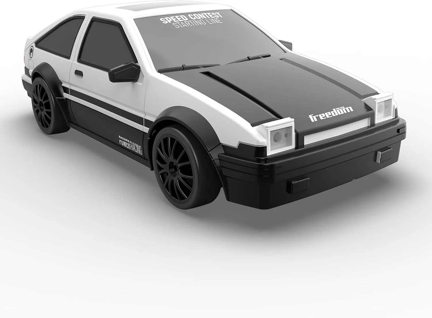 Remote Control Car RC Drift Car 2.4GHz 1:24 Scale 4WD High Speed RC Cars Vehicle with LED Lights Batteries and Drifting Tires Racing Sport Toy Cars for Adults Boys Girls Kids Gift