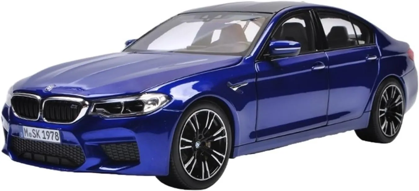 Resin Car Models Kit 1 18 Fit for BMW M5 Classic Alloy Car Model Simulation Collection Display Ornaments Adult Boy Toy