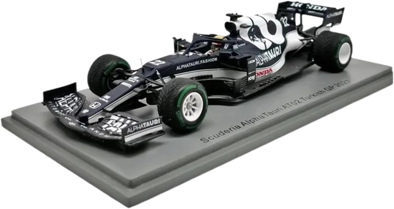 Resin Car Vehicle Model Fit for AlphaTauri AT02 No.22 2021 1 43 Alloy Diecast Model Car Boyfriend Classic Vehicle Collection Festive Deluxe Gift