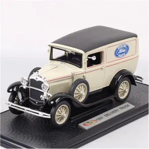 Resin Car Vehicle Model Fit for Ford Type A Van 1931 1 18 Classic Retro Alloy Car Model Adult Collectible Boutique Display Festive Deluxe Gift
