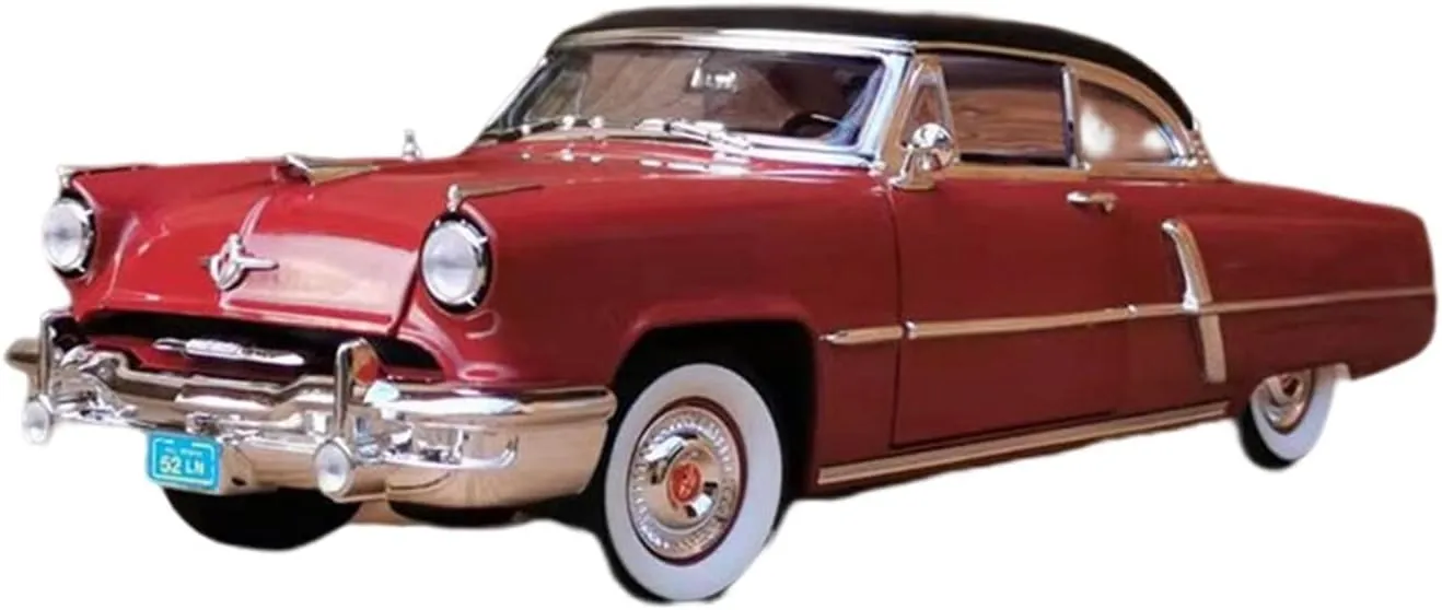 Resin Car Vehicle Model Fit for Lincoln 1952 Classic Coupe Alloy Car Model Collection Souvenir Decoration Boy Gift Display Festive Deluxe Gift