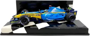 Resin Car Vehicle Model Fit for R26 2006 Fernando Alonso 1 43 F1 Resin Simulation Car Model Classic Collectibles Fit for Car Enthusiasts Festive Deluxe Gift