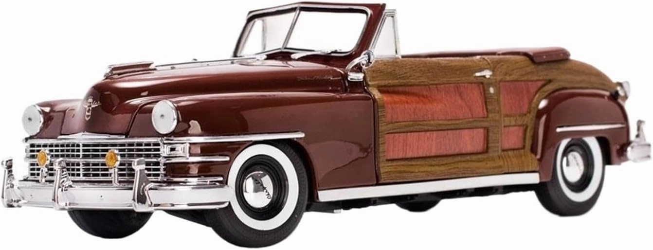 Resin Car Models Kit 1 18 Fit for Chrysler Classic Simulation Alloy Car Model Adult Boy Toy Collection Souvenir Ornaments