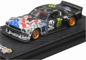 Resin Car Vehicle Model Fit for Ford Mustang 1st Generation 1965 1 64 Alloy Car Model Mini Die Cast Metal Car Desk Decoration Festive Deluxe Gift(A)