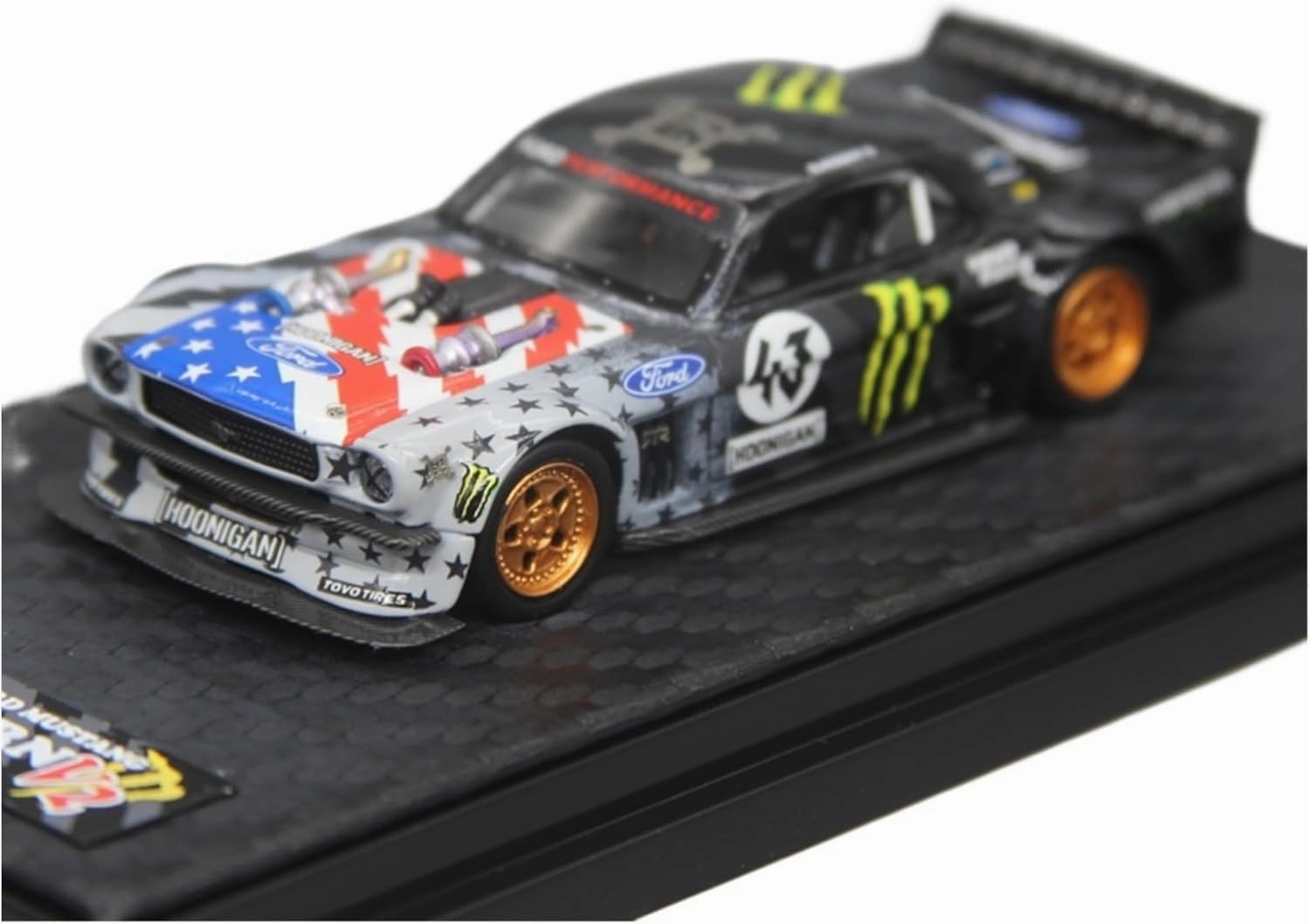 Resin Car Vehicle Model Fit for Ford Mustang 1st Generation 1965 1 64 Alloy Car Model Mini Die Cast Metal Car Desk Decoration Festive Deluxe Gift(A)