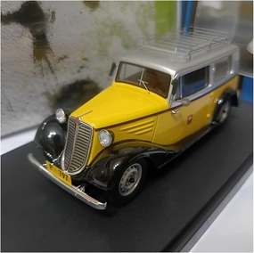 Resin Car Vehicle Model Fit for Ford Tatra 57B PTT 1 43 Classic Limited Edition Resin Car Model Adult Classic Souvenir Display Festive Deluxe Gift