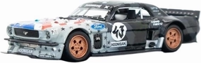 Resin Car Vehicle Model Fit for Mustang Block43 RTR 1965 1 64 Diecast Model Car Classic Collectible Memorabilia Fit for Hobby Car Fans Festive Deluxe Gift