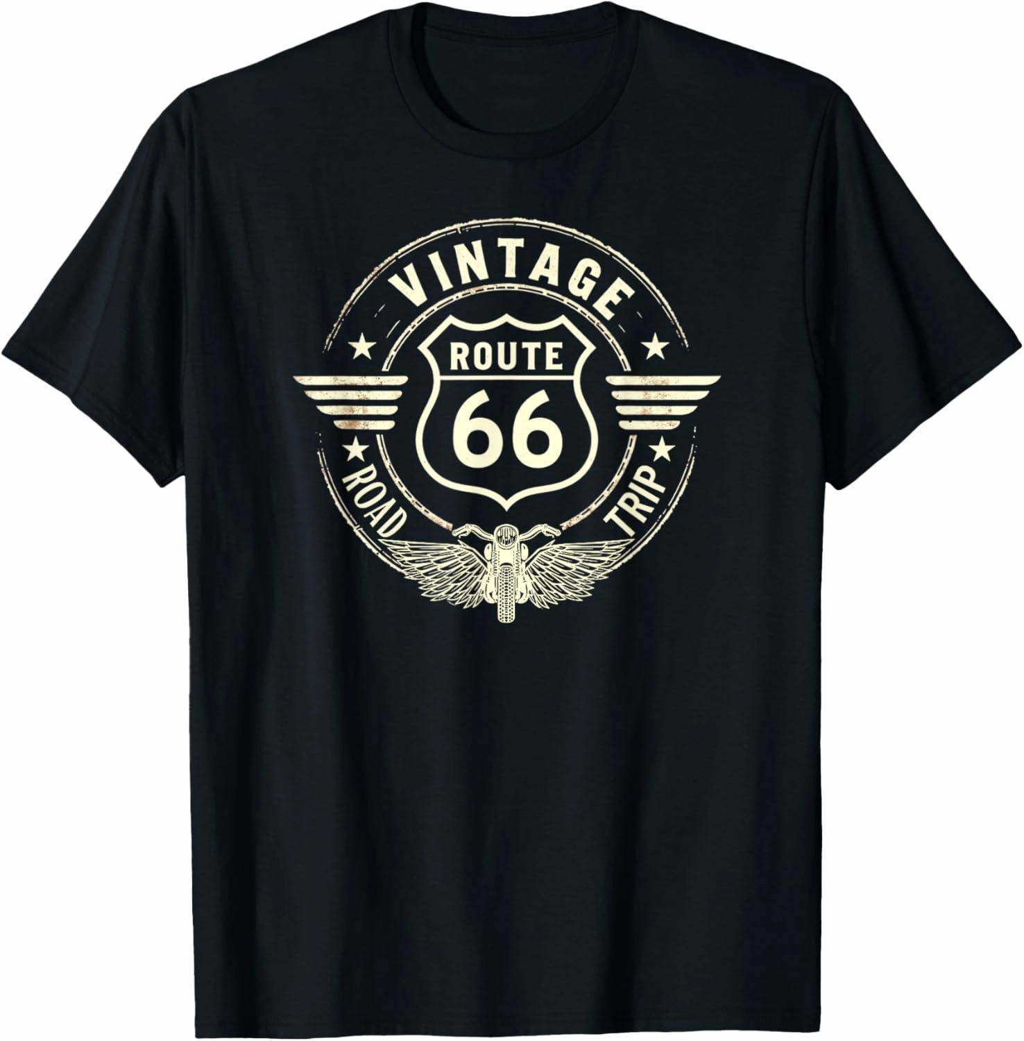 Retro Route 66 Road Trip Vintage Adventure T-Shirt