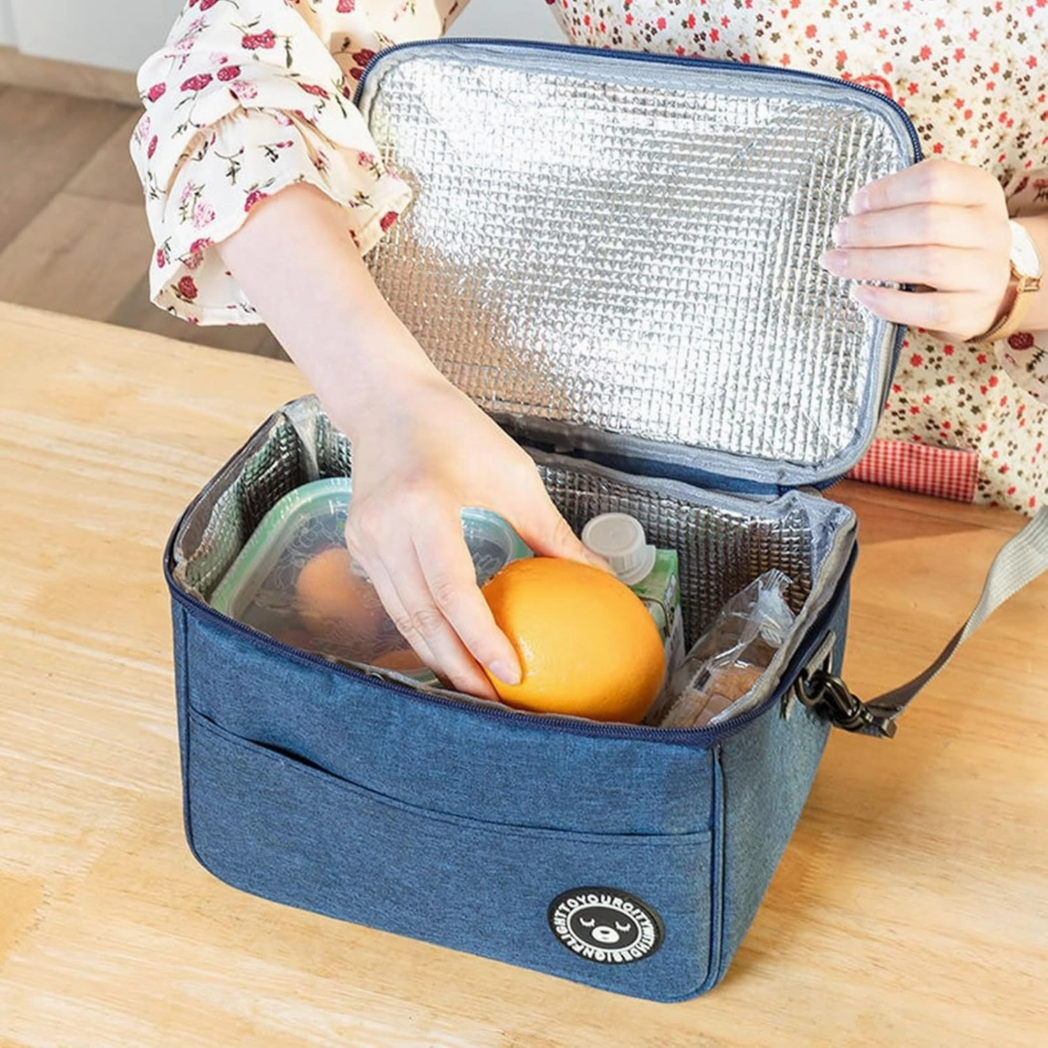 Reusable Lunch Bag Cooler Bag Insulated, Large Leakproof Soft Sided Portable Cooler Bag for Outdoor Travel Beach Picnic Camping BBQ Party