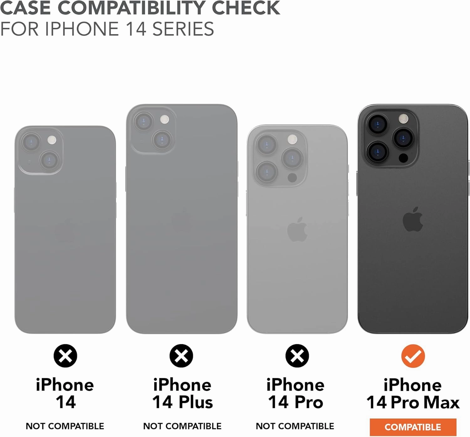 Rokform - iPhone 14 Pro Max Case, Rugged Series, Dual Magnet   MagSafe Compatible, iPhone Cover with RokLock Twist Lock, Magnetic Protective Apple Gear, Drop Tested Armor (Black)