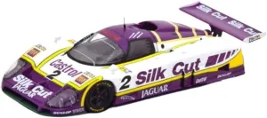 Scale Model 1/43 IXO XJR-9#2 for Jaguar 1988 Le Mans Winning Model Rally Car Collection Alloy Vehicle Coupe Simulation