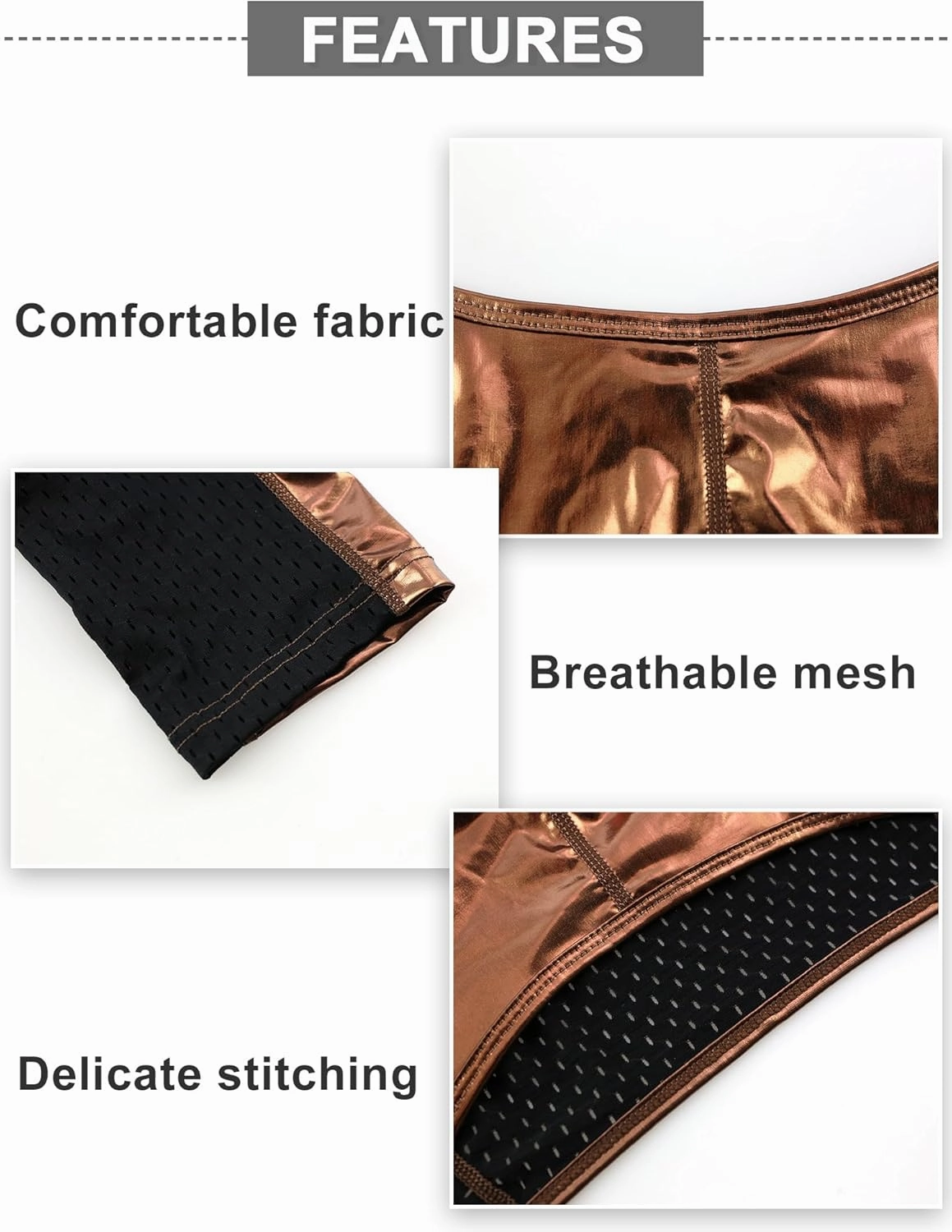 SEAUR Men's Shiny Metallic Sleeveless Half Tank Top Sexy Sparkly Arm Sleeves Shrug Muscle Workout Sports Tops Clubwear