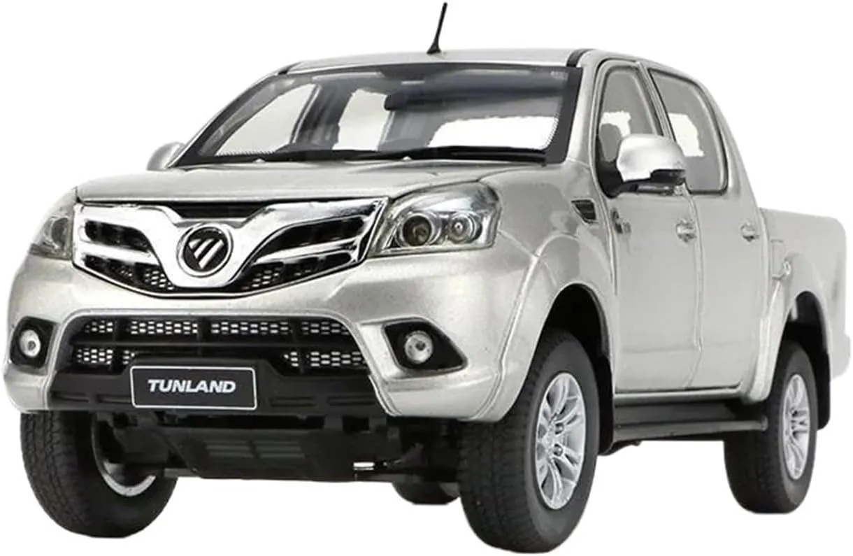 Simulation Car Model 1：24 for Foton Tunland Pickup Alloy Car Model Static Ornament Souvenir Collection Mini Vehicles Toys