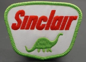 Sinclair Auto Centers Racing Logo Gas Oil Fuel Mechanic Car Classic Motorsports 3.1" Sew On Embroidered Patch for Clothing